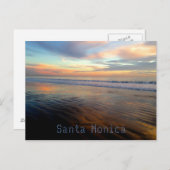 Santa Monica Trippy Sunset Dream Briefkaart (Voorkant / Achterkant)