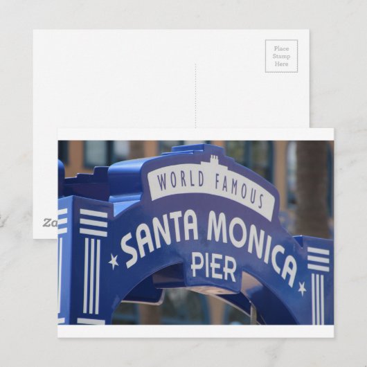 Santa Monica Venice Beach California Beach Holiday Briefkaart (Voorkant / Achterkant)