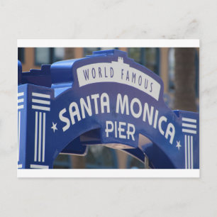 Santa Monica Venice Beach California Beach Holiday Briefkaart