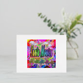 Santa Monica Vista Express-Briefkaart Folie Feestdagen Briefkaart (Staand Voorkant)