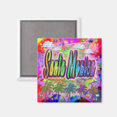 Santa Monica Vista Express Magnet (Voorkant / Achterkant)