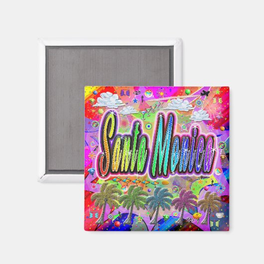 Santa Monica Vista Express Magnet (Voorkant / Achterkant)