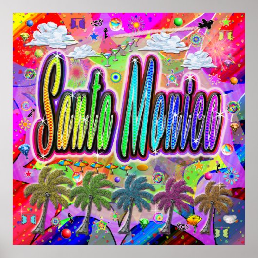 Santa Monica Vista Express-Poster Poster (Voorkant)