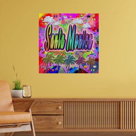 Santa Monica Vista Express-Poster Poster (Woonkamer 2)