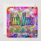 Santa Monica Vista Express Vakantie Kaart (Achterkant)