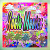 Santa Monica Vista Express Venster vastklampen Raamsticker (Vel 3)