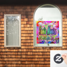 Santa Monica Vista Express Venster vastklampen Raamsticker