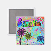 Santa Monica Vivid Romance Magneet (Voorkant / Achterkant)