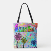 Santa Monica Vivid Romance Tote Tas (Achterkant)