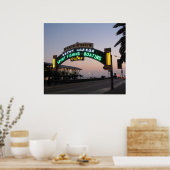 Santa Monica Yacht Harbour Poster (Keuken)
