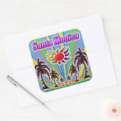 Santa Monica Zomer Liefde Sticker (Envelop)