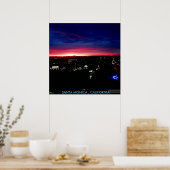 SANTA MONICA ZONSOPGANG #1 POSTER (Keuken)