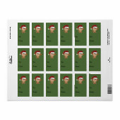 Santa Monkey Etiket (Full Sheet)
