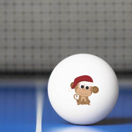 Santa Monkey Pingpongbal (Net)