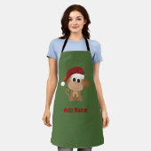 Santa Monkey Schort (Gedragen)