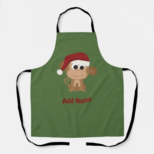Santa Monkey Schort (Voorkant)