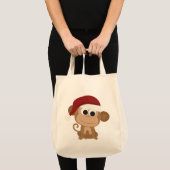 Santa Monkey Tote Bag (Voorkant (product))