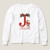 Santa Monogrammed and Name Family Matching (Voorkant)