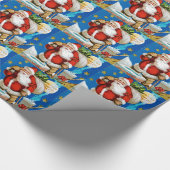 Santa Moon Cadeaupapier (Hoek)