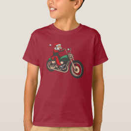 Santa Motorfiets Kerstmis Rider Graphic T-shirt