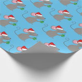 Santa Mouse Cadeaupapier (Hoek)