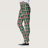 Santa Mouse Groene Kerst Leggings (Links)