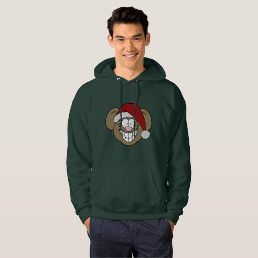 Santa Mouse Hoodie (Voorkant volledig)