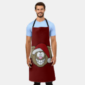 Santa Mouse Schort (Gedragen)