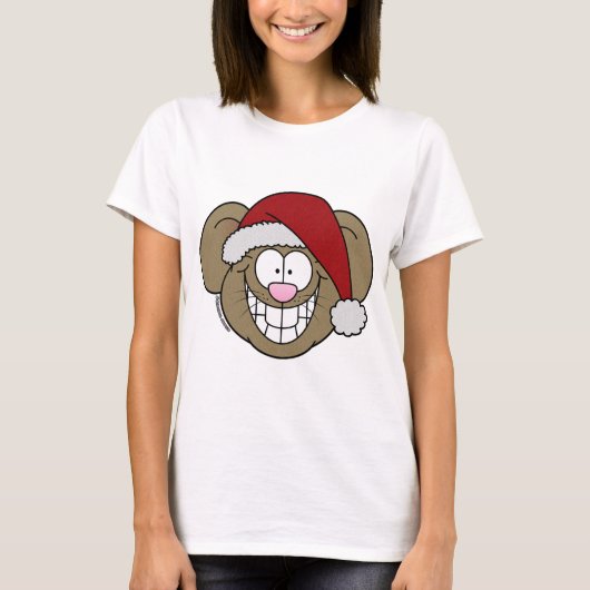 Santa Mouse T-Shirt (Voorkant)