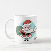 Santa & Mrs Claus aangepaste tekst mokken (Links)