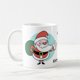Santa & Mrs Claus aangepaste tekst mokken