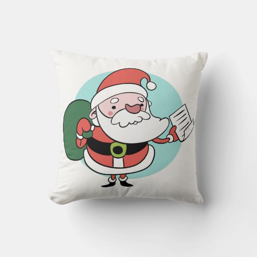 Santa & Mrs Claus gooien kussens (Voorkant)