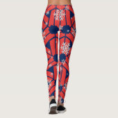 Santa Mrs Claus Schattigee Leuke Kerstlegging Leggings (Achterkant)