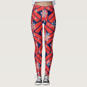 Santa Mrs Claus Schattigee Leuke Kerstlegging Leggings