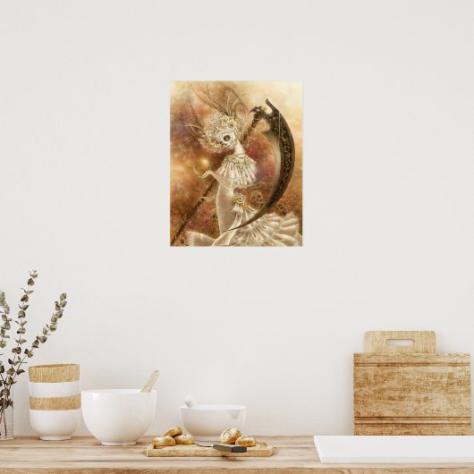 Santa Muerte Art Print (Keuken)