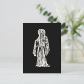 Santa Muerte Briefkaart (Staand voorkant)