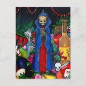 Santa Muerte BRIEFKAART Dag van de Doden (Voorkant)