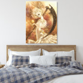 Santa Muerte Canvas Afdruk (Insitu (Slaapkamer))