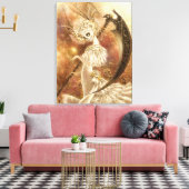 Santa Muerte Canvas Afdruk (Insitu (Woonkamer))