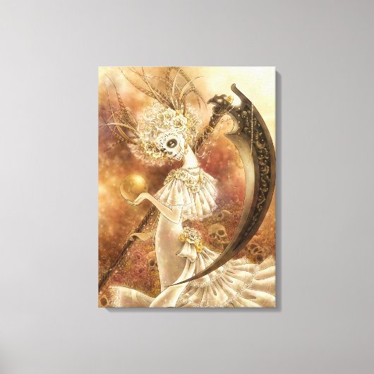 Santa Muerte Canvas Afdruk (Voorkant)