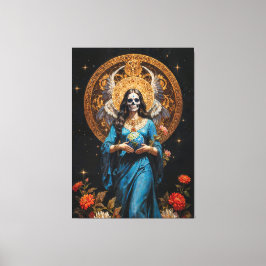 Santa Muerte Canvas Afdruk