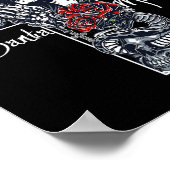 Santa Muerte Cross Kostuum Halloween Matching Fami Poster (Hoek)