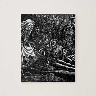 Santa Muerte en de Soldier c. 1951 Mexico Legpuzzel