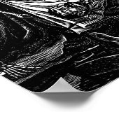 Santa Muerte en de Soldier c. 1951 Mexico. Poster (Hoek)