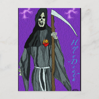Santa Muerte Feestdagenkaart