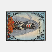 Santa Muerte Fleece Blanket, klein (Voorkant (Horizontaal))