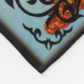 Santa Muerte Fleece Blanket, klein (Hoek)