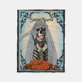 Santa Muerte Fleece Blanket, klein (Voorkant)