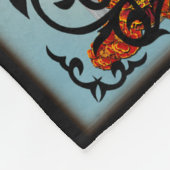 Santa Muerte Fleece Blanket, klein Deken (Hoek)