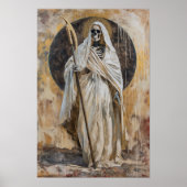 Santa Muerte Goddelijke Begeleiding & Bescherming Poster (Voorkant)